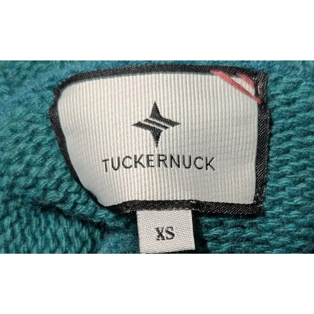 Tuckernuck Juniper Green Dahlia Turtleneck Sweater XS Floral Intarsia Knit NWT
